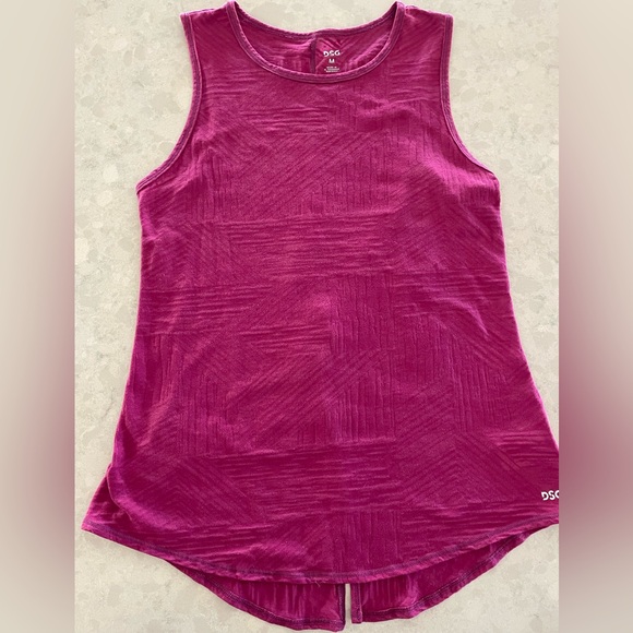 DSG Berry Tie Back Sleeveless Shirt M - Picture 3 of 8